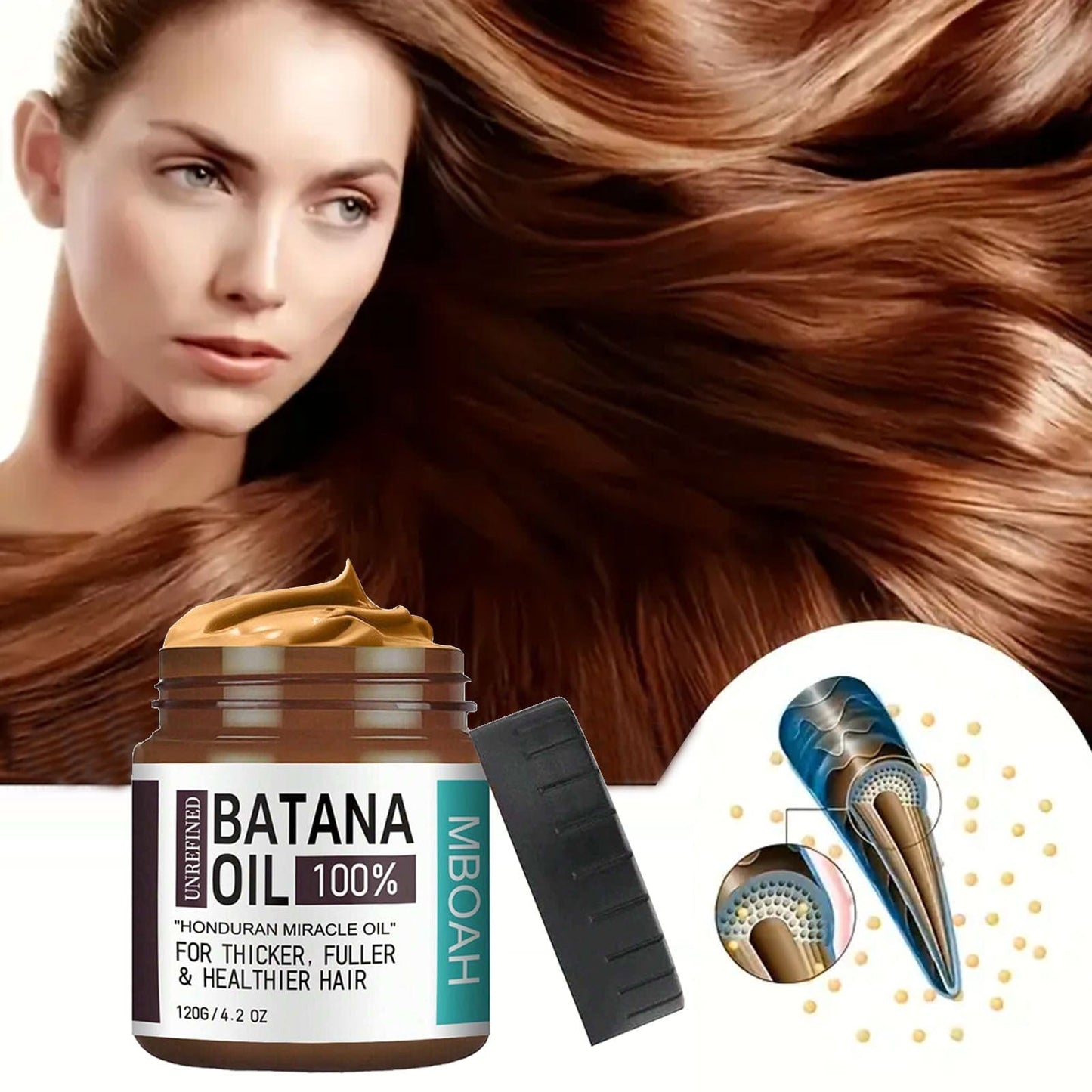 BONDABOU SHOP 🌿 Batana Oil 100% – L’Huile Miracle du Honduras