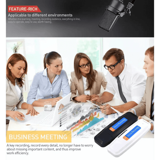 BONDABOUSHOP Enregistreur vocal USB
